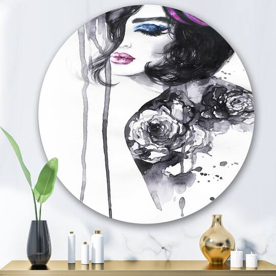 Designart - Painting Female Portrait